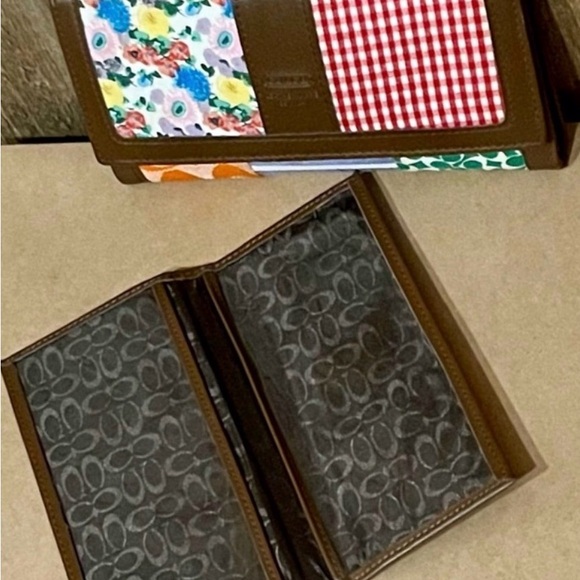 Coach Multicolor Patchwork Wallet - Picture 7 of 9